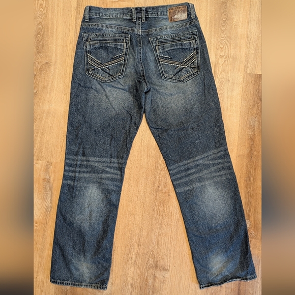 Men's Relaxed Fit Jeans - Blue - Picture 6 of 7